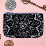 Mandala Psychedelic Neon Large Coin Purse Front