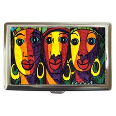 Ethnic Bold Bright Artistic Paper Cigarette Money Cases by Celenk