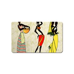 Woman Ethic African People Collage Magnet (name Card) by Celenk