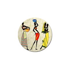 Woman Ethic African People Collage Golf Ball Marker (10 Pack) by Celenk