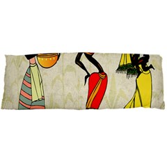 Woman Ethic African People Collage Body Pillow Case Dakimakura (two Sides) by Celenk