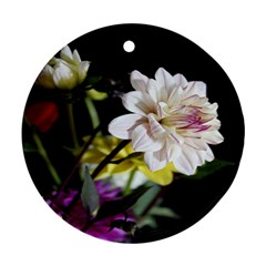 Dahlias Dahlia Dahlia Garden Ornament (round) by Celenk