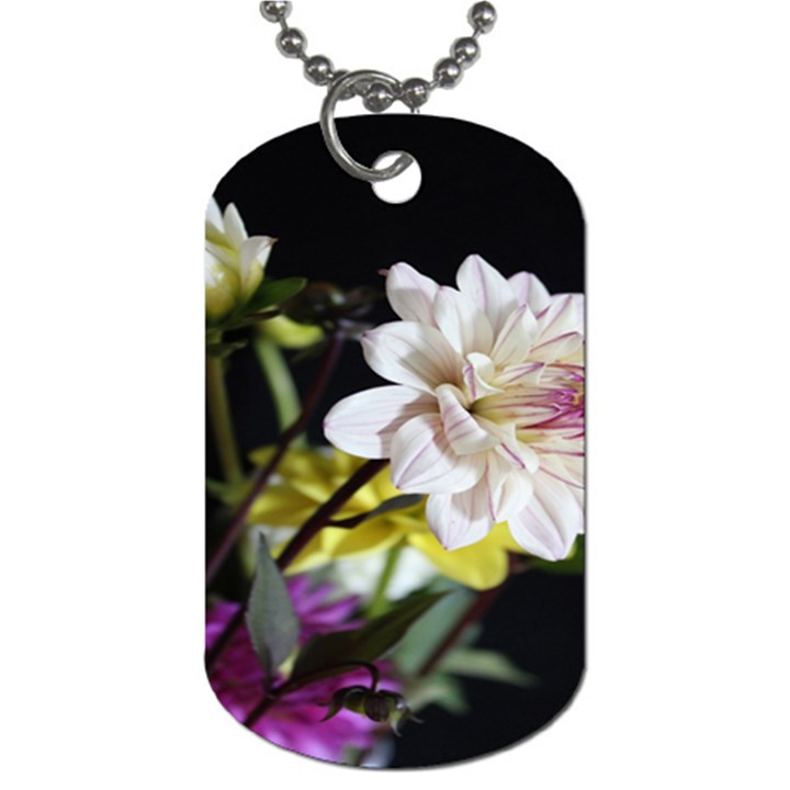 Dahlias Dahlia Dahlia Garden Dog Tag (One Side)