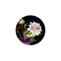 Dahlias Dahlia Dahlia Garden Golf Ball Marker (4 Pack) by Celenk