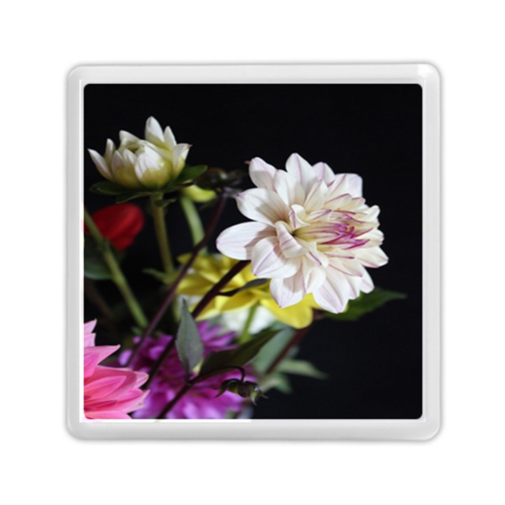 Dahlias Dahlia Dahlia Garden Memory Card Reader (Square) 