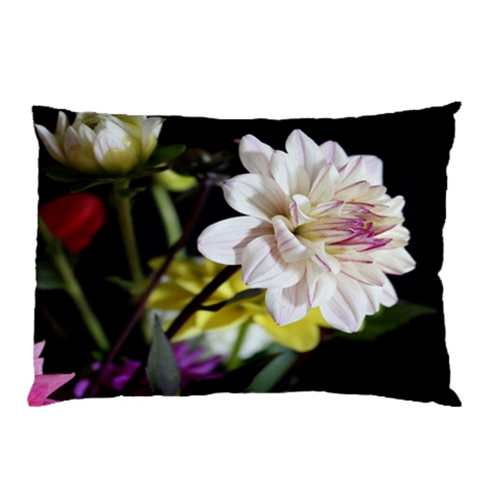 Dahlias Dahlia Dahlia Garden Pillow Case (Two Sides)