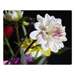 Dahlias Dahlia Dahlia Garden Double Sided Flano Blanket (Large)  80 x60  Blanket Front