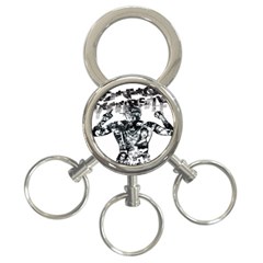 Black Music Urban Swag Hip Hop 3-ring Key Chains by Celenk