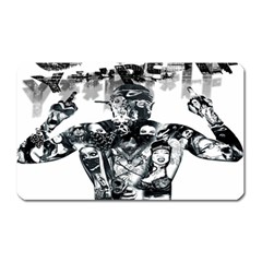 Black Music Urban Swag Hip Hop Magnet (rectangular) by Celenk