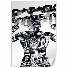 Black Music Urban Swag Hip Hop Canvas 12  X 18   by Celenk