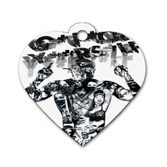 Black Music Urban Swag Hip Hop Dog Tag Heart (two Sides)