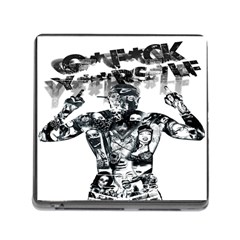 Black Music Urban Swag Hip Hop Memory Card Reader (square) by Celenk