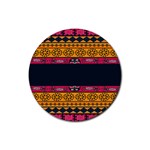 Pattern Ornaments Africa Safari Rubber Coaster (Round)  Front