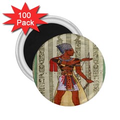 Egyptian Design Man Royal 2 25  Magnets (100 Pack)  by Celenk