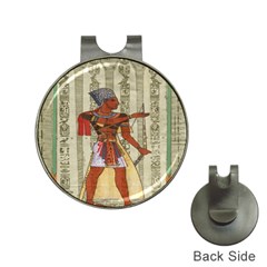 Egyptian Design Man Royal Hat Clips With Golf Markers by Celenk