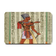 Egyptian Design Man Royal Small Doormat  by Celenk