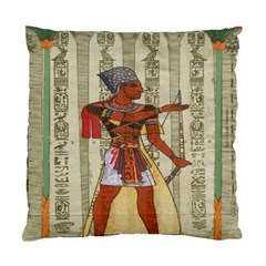 Egyptian Design Man Royal Standard Cushion Case (two Sides) by Celenk