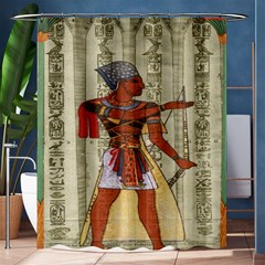 Egyptian Design Man Royal Shower Curtain 60  X 72  (medium)  by Celenk