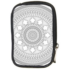 Mandala Ethnic Pattern Compact Camera Cases by Celenk