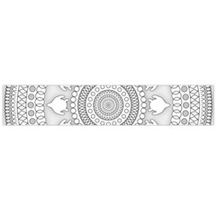 Mandala Ethnic Pattern Large Flano Scarf  by Celenk