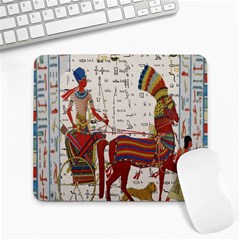 Egyptian Tutunkhamun Pharaoh Design Large Mousepads by Celenk