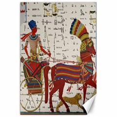 Egyptian Tutunkhamun Pharaoh Design Canvas 20  X 30   by Celenk