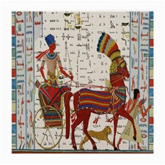 Egyptian Tutunkhamun Pharaoh Design Medium Glasses Cloth by Celenk