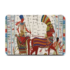 Egyptian Tutunkhamun Pharaoh Design Small Doormat  by Celenk