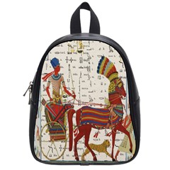 Egyptian Tutunkhamun Pharaoh Design School Bag (small) by Celenk