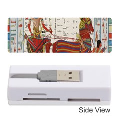 Egyptian Tutunkhamun Pharaoh Design Memory Card Reader (stick)  by Celenk