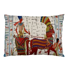 Egyptian Tutunkhamun Pharaoh Design Pillow Case (two Sides) by Celenk