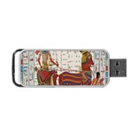 Egyptian Tutunkhamun Pharaoh Design Portable USB Flash (Two Sides) Back