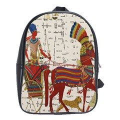 Egyptian Tutunkhamun Pharaoh Design School Bag (xl) by Celenk