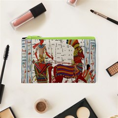 Egyptian Tutunkhamun Pharaoh Design Cosmetic Bag (xs) by Celenk