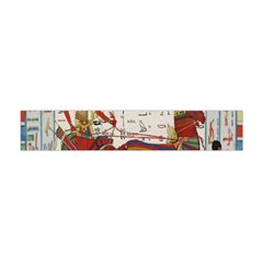 Egyptian Tutunkhamun Pharaoh Design Flano Scarf (mini) by Celenk