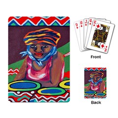 Ethnic Africa Art Work Drawing Playing Card by Celenk