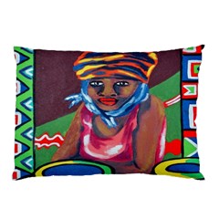 Ethnic Africa Art Work Drawing Pillow Case