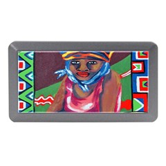 Ethnic Africa Art Work Drawing Memory Card Reader (mini) by Celenk