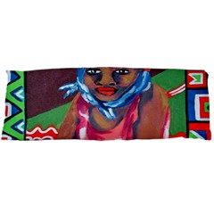 Ethnic Africa Art Work Drawing Body Pillow Case Dakimakura (two Sides) by Celenk