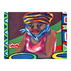 Ethnic Africa Art Work Drawing Double Sided Flano Blanket (mini)  by Celenk