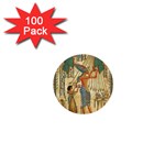 Egyptian Man Sun God Ra Amun 1  Mini Buttons (100 pack)  Front