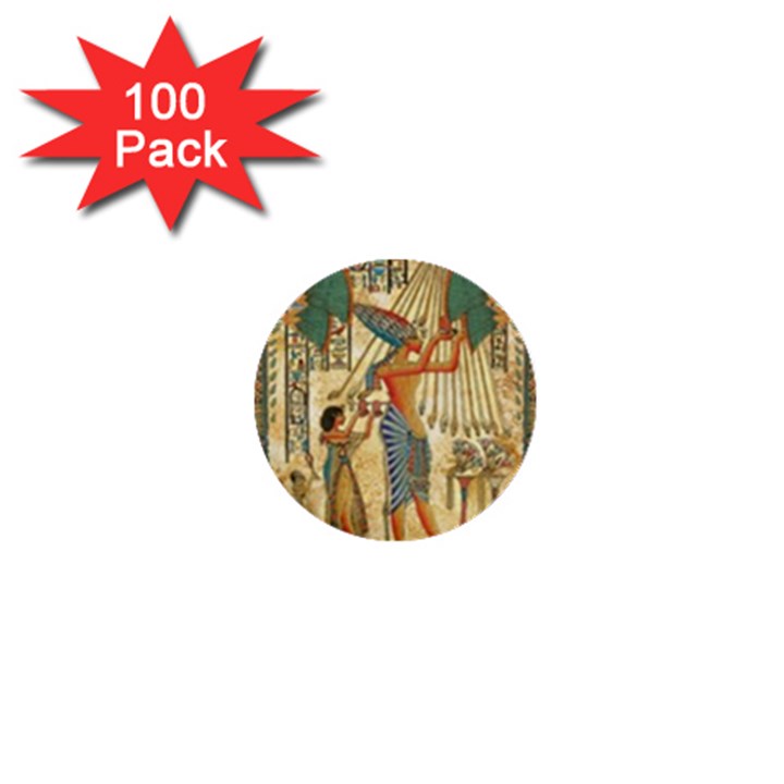 Egyptian Man Sun God Ra Amun 1  Mini Buttons (100 pack) 