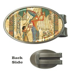 Egyptian Man Sun God Ra Amun Money Clips (Oval) 