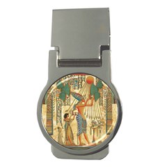 Egyptian Man Sun God Ra Amun Money Clips (Round) 