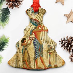 Egyptian Man Sun God Ra Amun Christmas Tree Ornament (Two Sides)