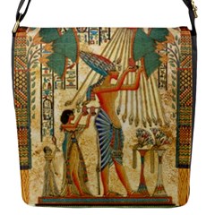 Egyptian Man Sun God Ra Amun Flap Messenger Bag (s) by Celenk