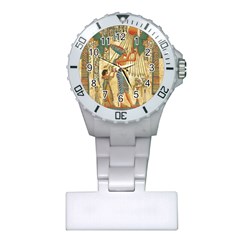 Egyptian Man Sun God Ra Amun Plastic Nurses Watch