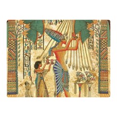 Egyptian Man Sun God Ra Amun Double Sided Flano Blanket (Mini) 