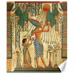 Egyptian Man Sun God Ra Amun Canvas 20  X 24   by Celenk