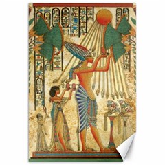 Egyptian Man Sun God Ra Amun Canvas 20  X 30   by Celenk